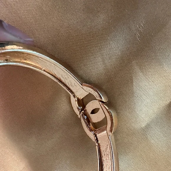 Chic Gold and Silver Crystal Bracelet - Picture 7 of 9